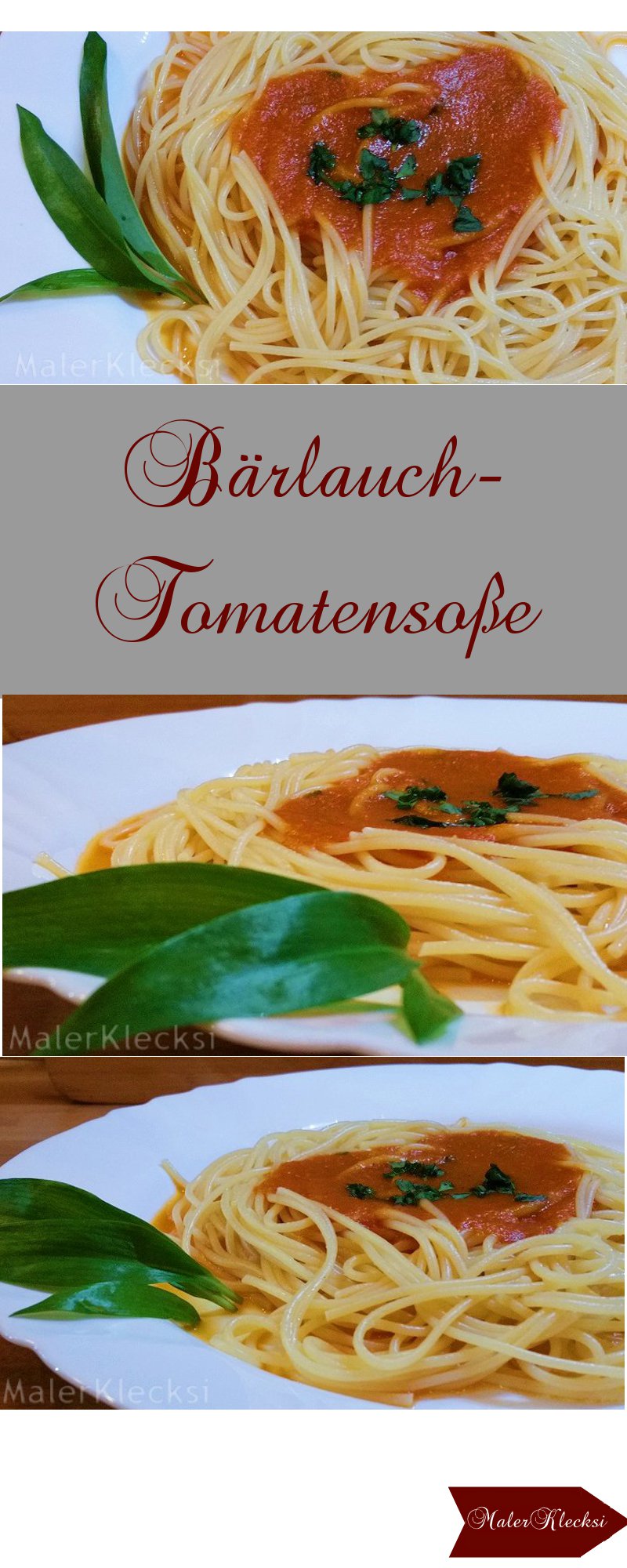 Baerlauch-Tomatensosse