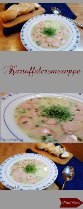 Schnelle Kartoffelcremesuppe - MalerKlecksi Schnelle Kartoffelcremesuppe - MalerKlecksi