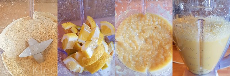 Arbeitsschritte für die Ingwer-Zitronen-Limonade
